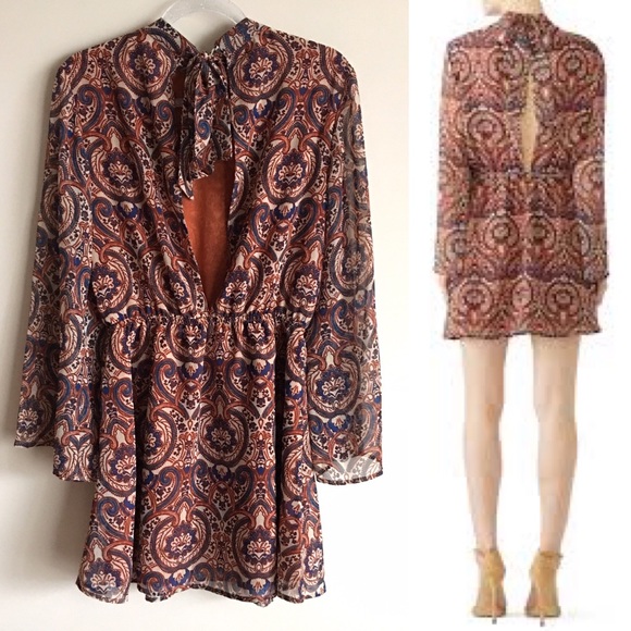 CUPCAKES AND CASHMERE Malory Star Paisley Dress - Picture 2 of 6